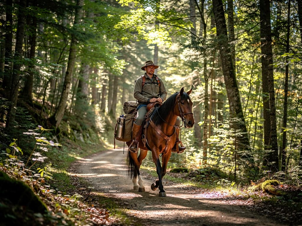 Wanderreiten – Wanderreiten bezeichnet das mehrtägige oder auch eintägige Reiten in der freien Natur mit dem Ziel, Strecken zu…