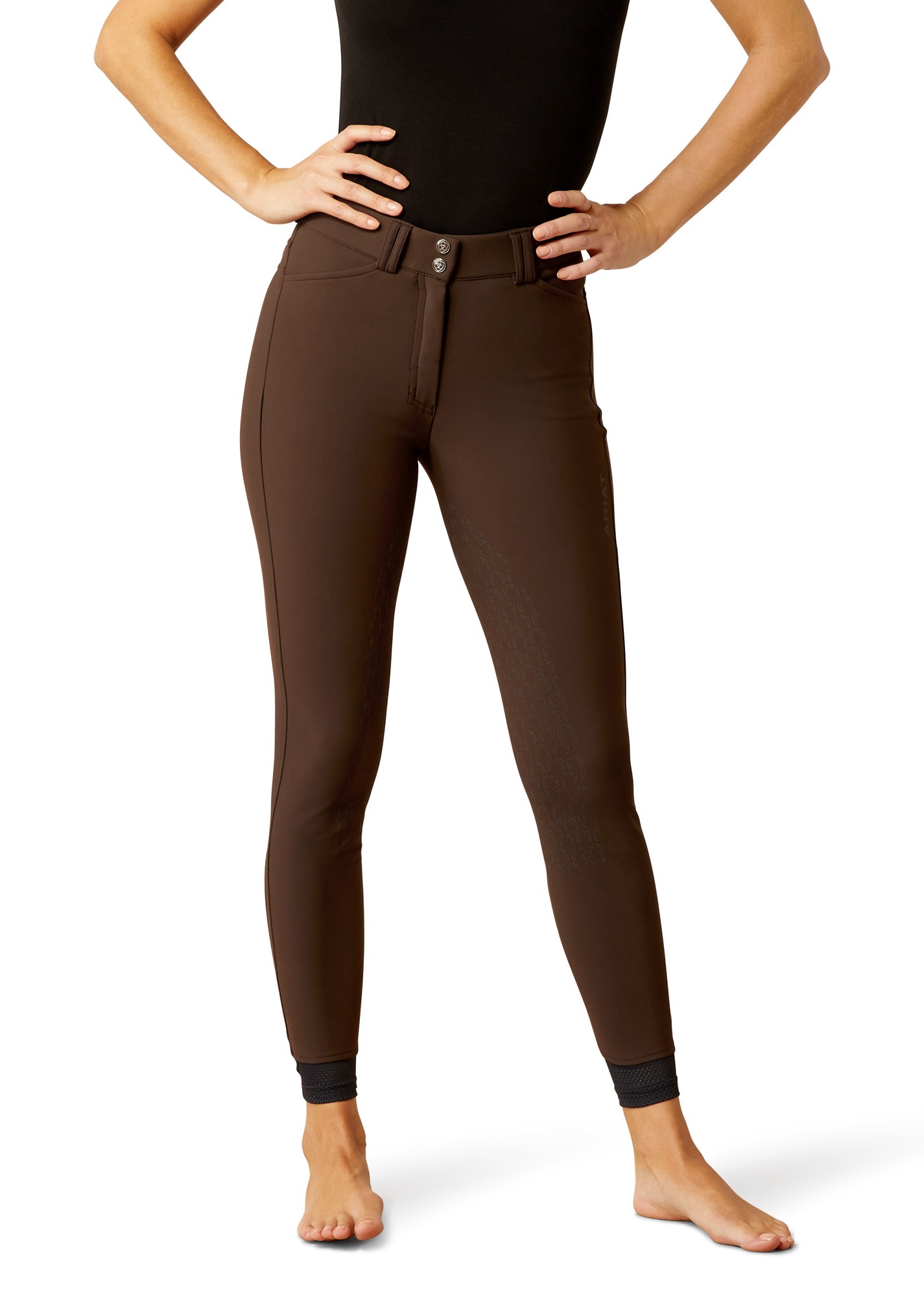 Ariat Reithose WMS Tri Factor Vivacity Heat Half Grip Breech
