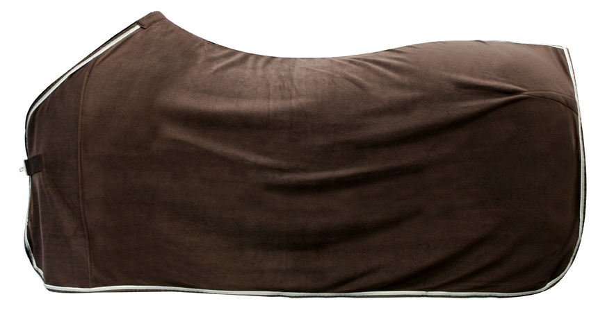 Equest Abschwitzdecke Fleece "Act-Line Regular" – mokka