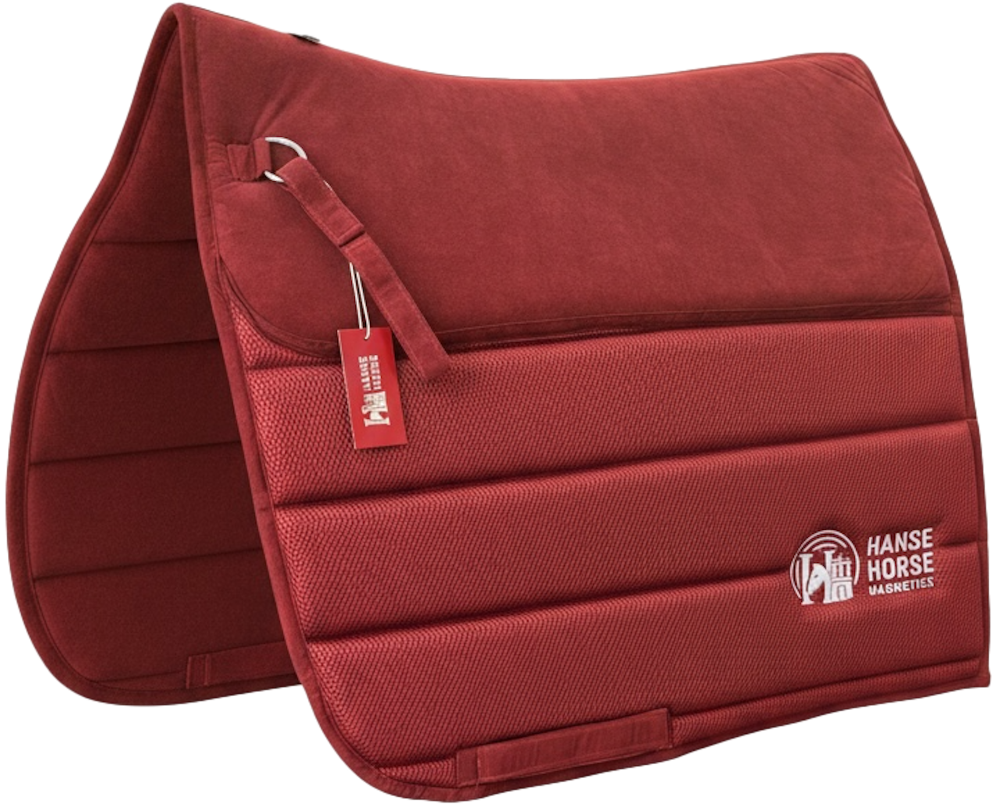 HanseHorse Magnetics - Dressurschabracke – Imperial Burgundy