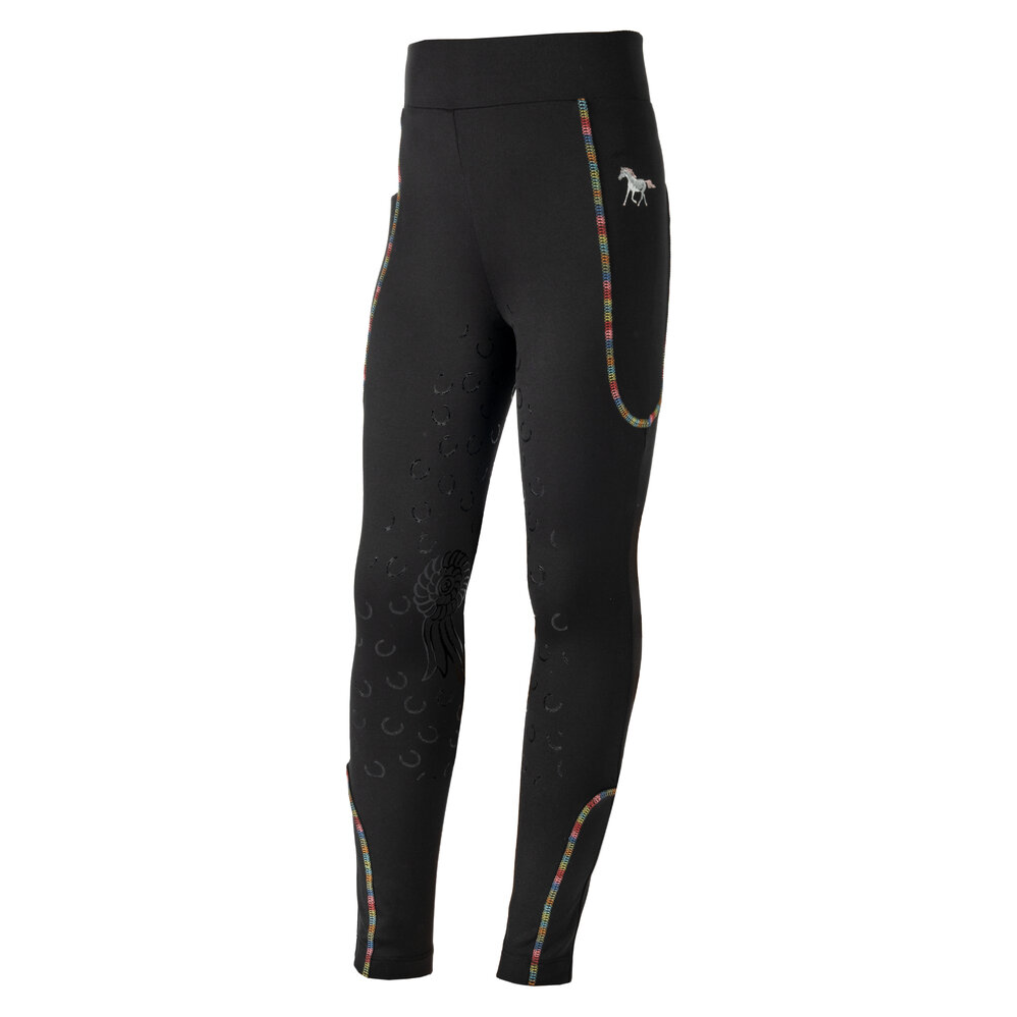 HKM-SPORTS Kinder Reitleggings Polly Silikon-Vollbesatz
