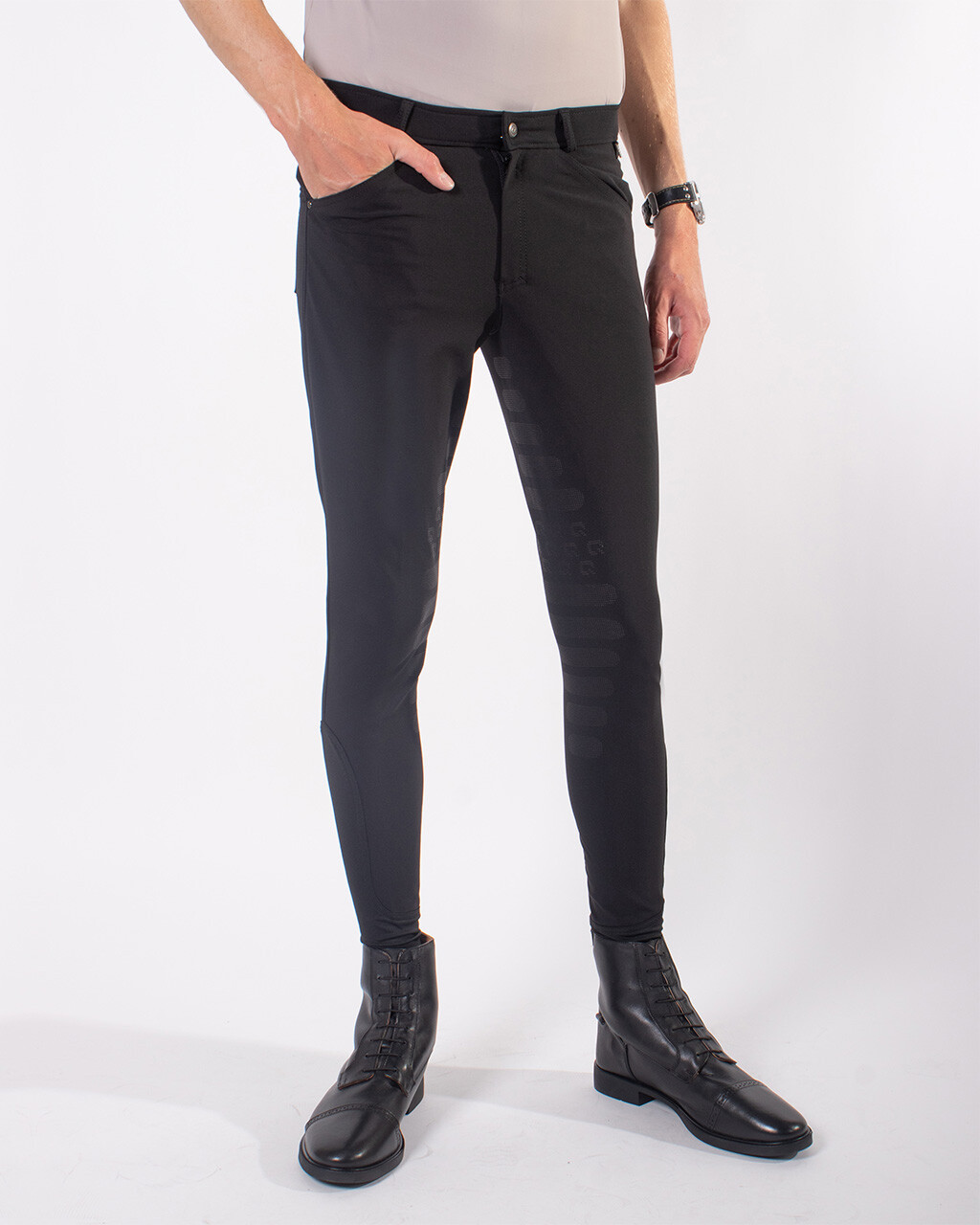 QHP Reithose Fillip Halbbesatz