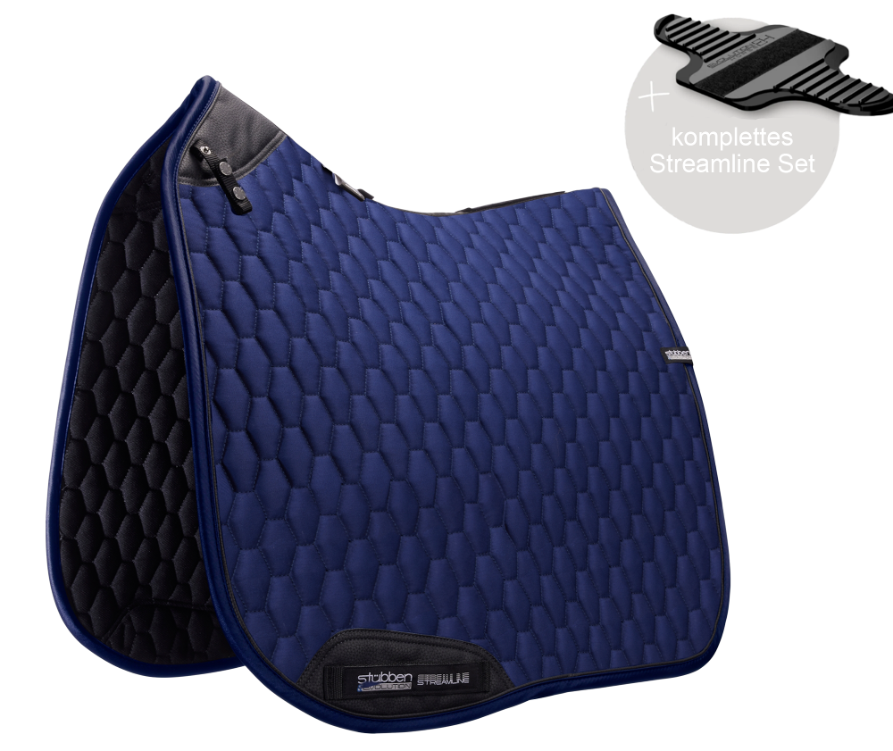 Stübben Streamline Schabracke Dressur GEN2 – blau