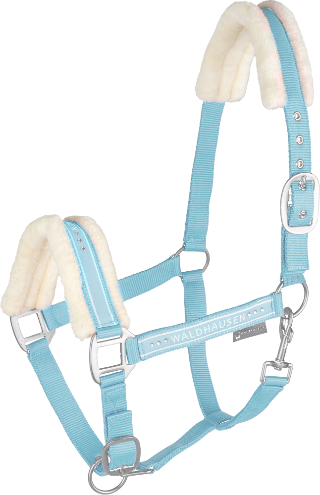 Waldhausen Halfter Elegant – hellblau